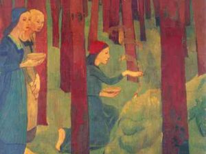 Paul Sérusier, L'incantation ou le bois sacré (Quimper Museum voor Schone Kunsten)