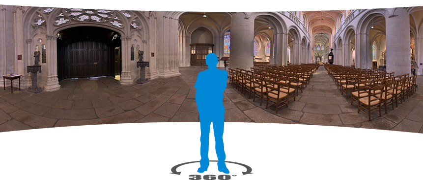 Visita virtuale della cattedrale di Saint Corentin a Quimper