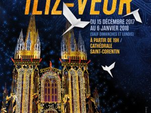 Spectacle son et lumière Iliz Veur, cathédrale Saint Corentin de Quimper