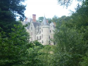 Kerambleiz Castle on the banks of the Odet in Plomelin