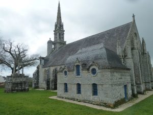 Capilla de Kerdévot en Ergué Gabéric, en el camino de Santiago de Compostela