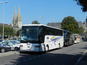 Autocaristes à Quimper