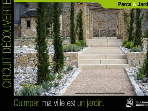 Circuit découverte sur les jardins de Quimper, Finistère, Bretagne