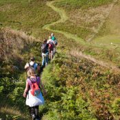 Hiking at the Pointe du Van