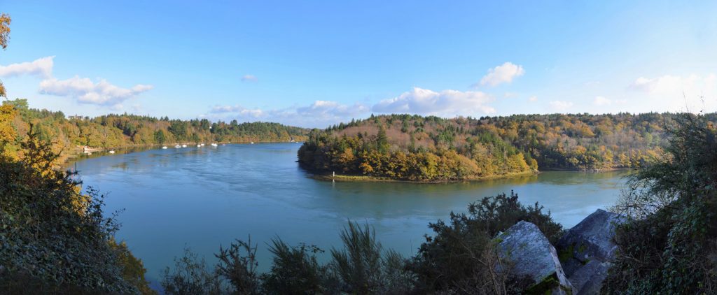 El río Odet, los vire-courts en Plomelin, foto: François Pouzet