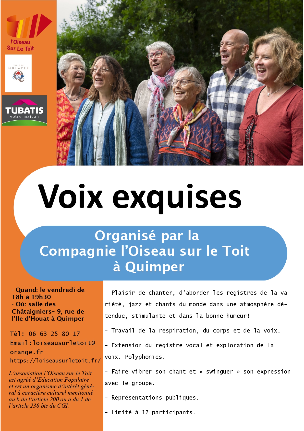 Compagnie l'Oiseau sur le Toit - 2024-2025