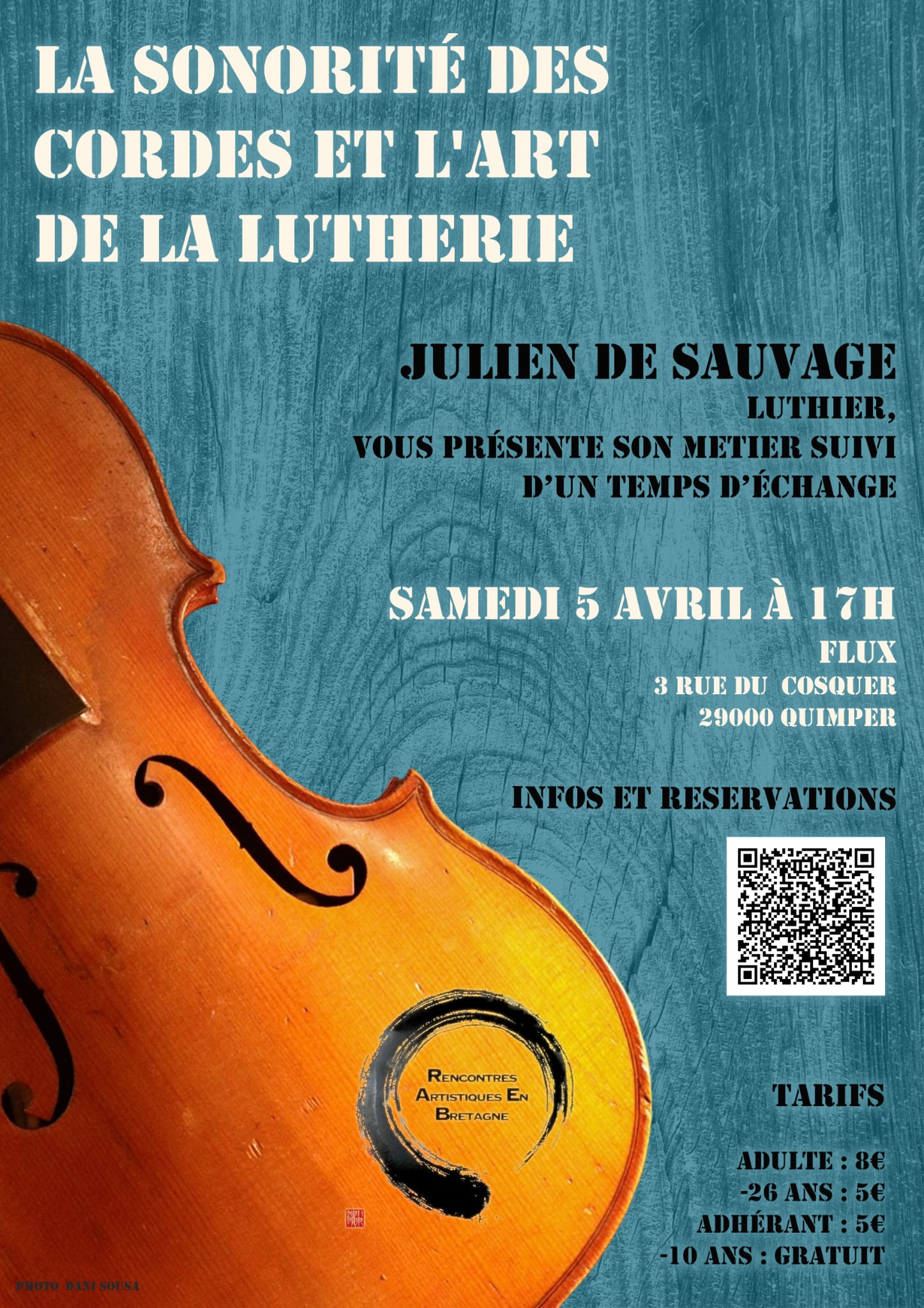 Conférence la sonorité des cordes et l'art de la lutherie - 05.04.25