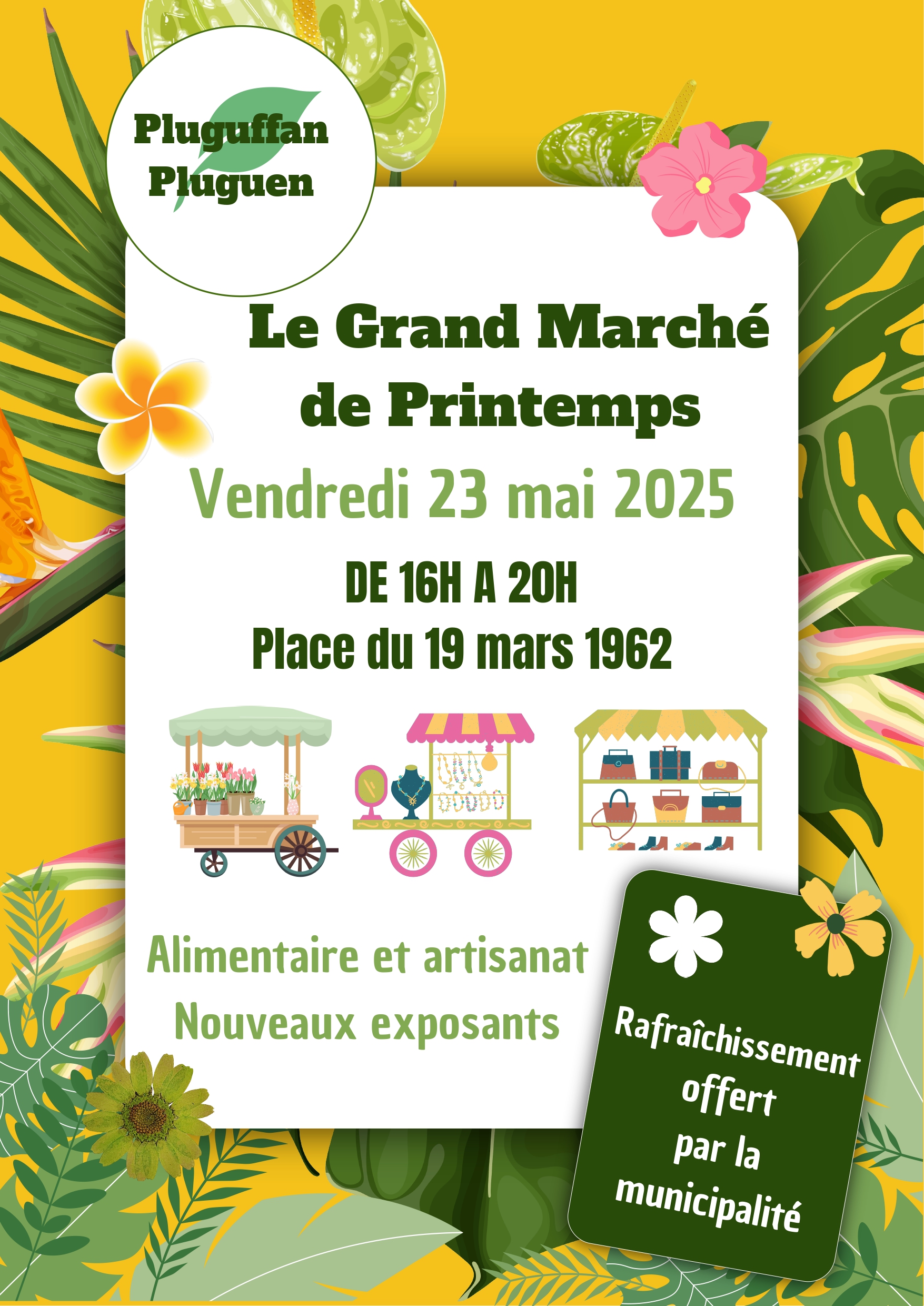 Affiche Le Grand Marché de Printemps - 23.05.25