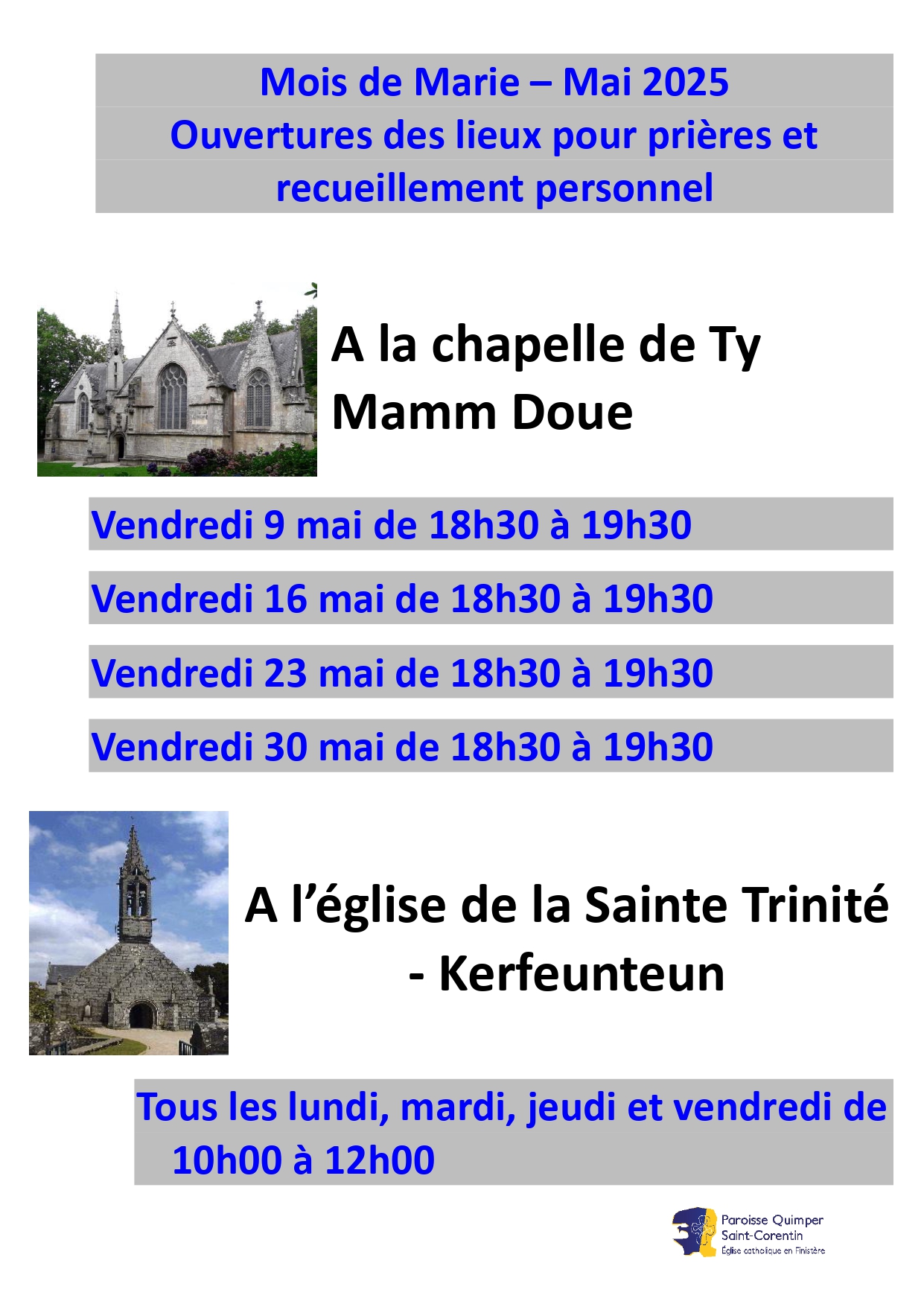 Programme Mai 2025-2