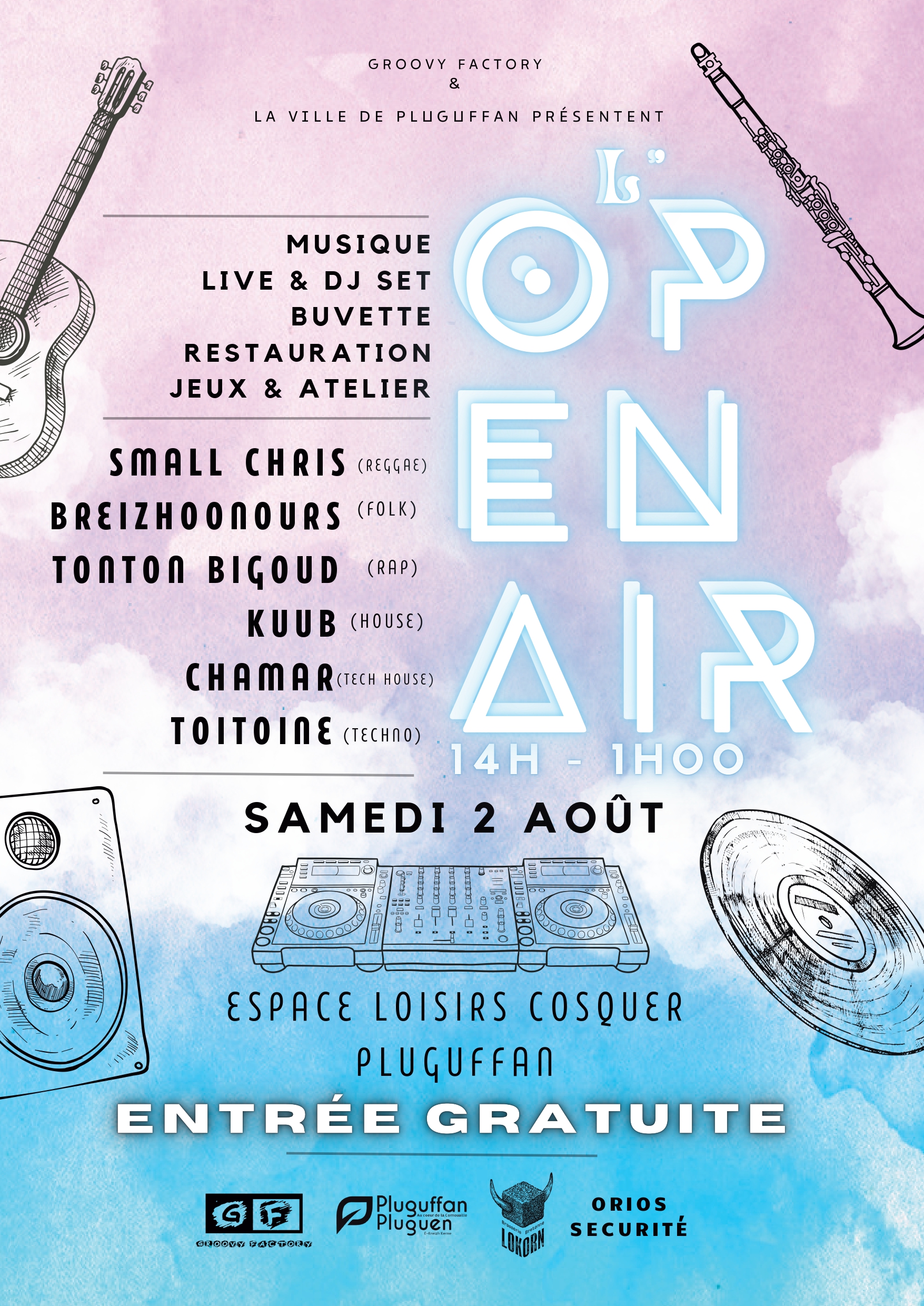 Affiche L'Open Air - 02.08.25