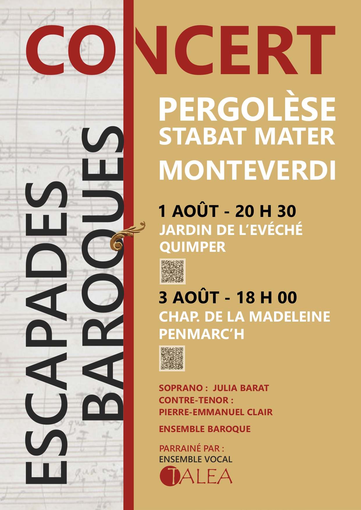Concerts Escapades 01.08