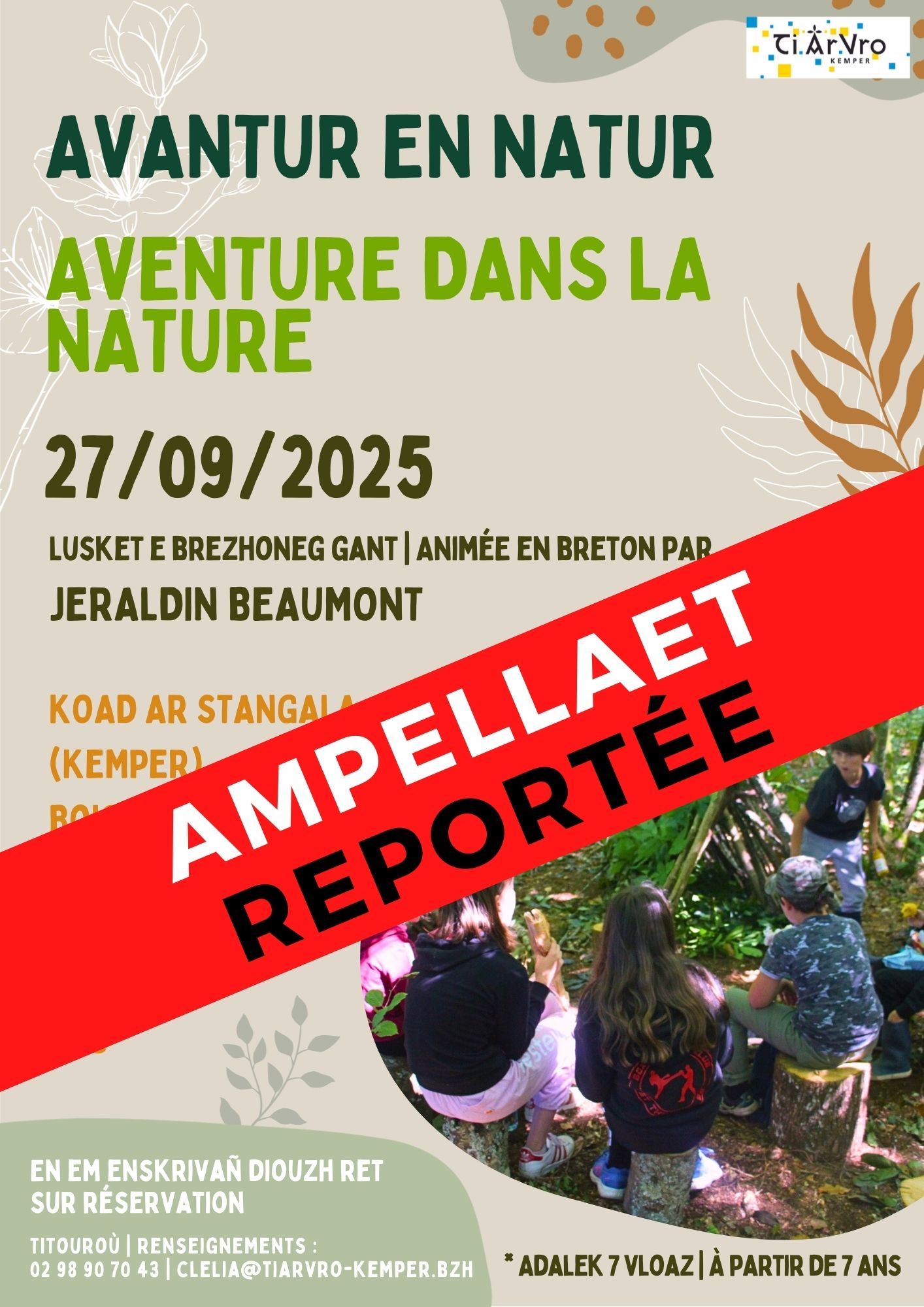 Aventure dans la nature - 27.09.2025