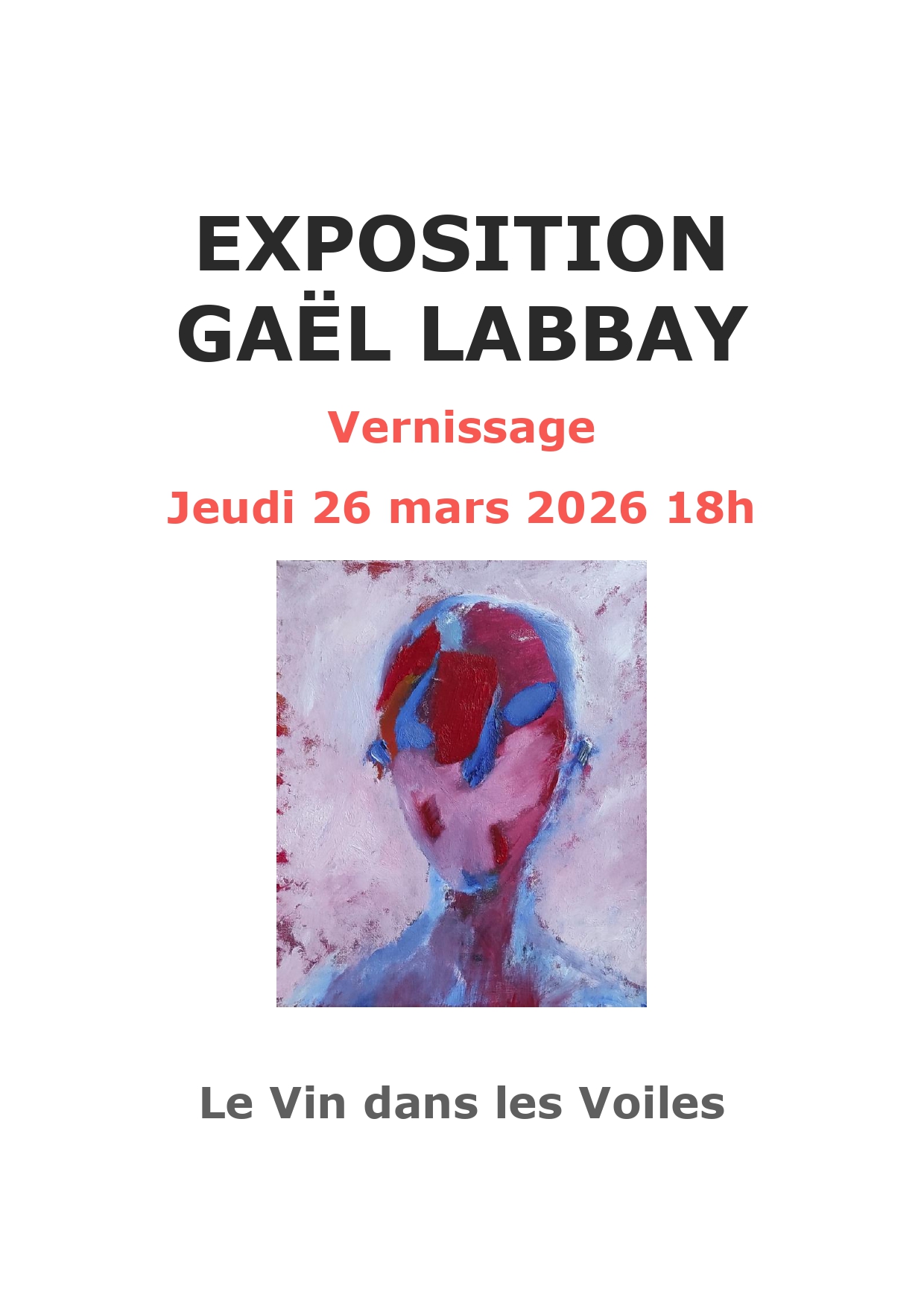 Expo Gaël Labbay 26 mars