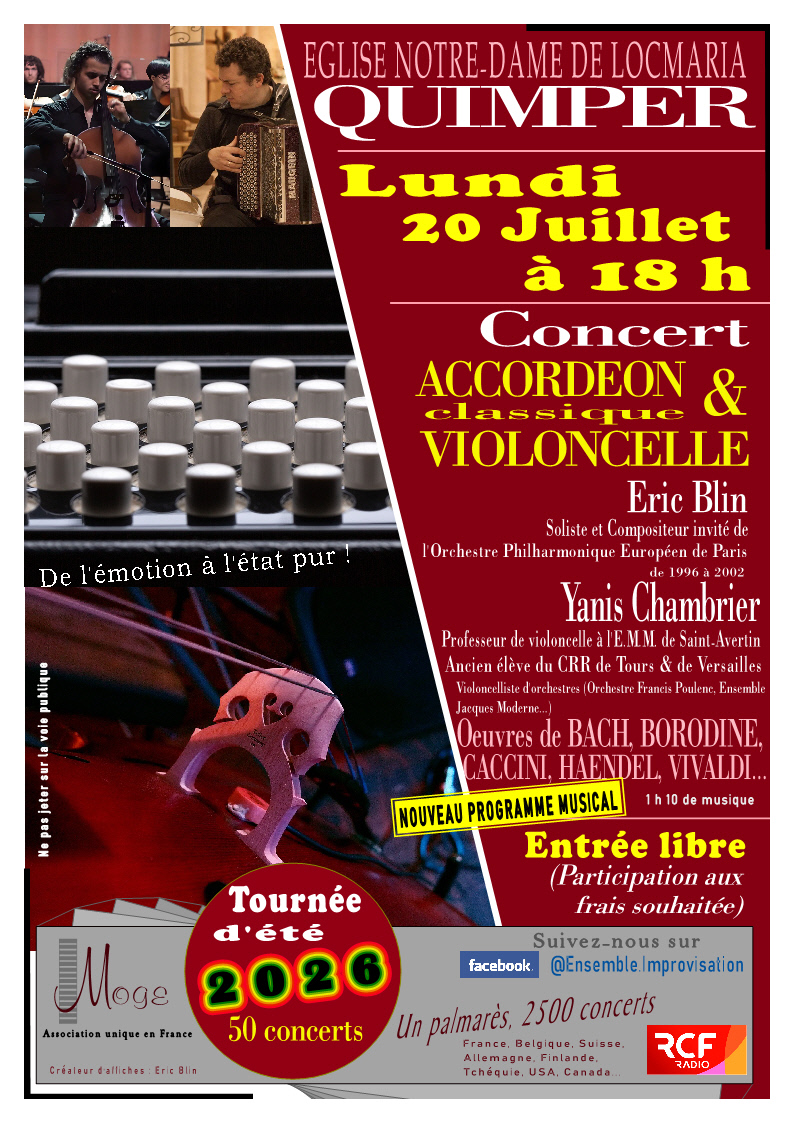 QUIMPER concert 20 juillet