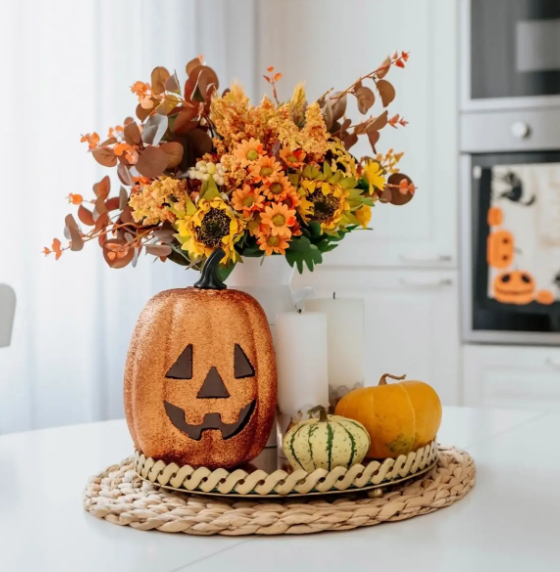 fleur thème halloween